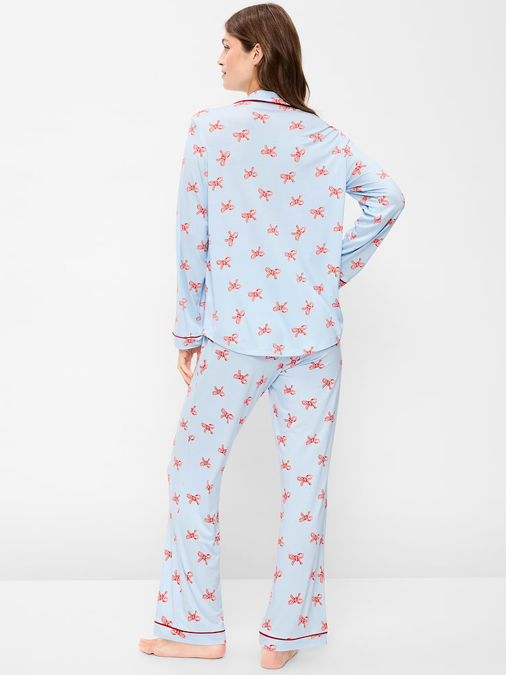 Image 2 of 8, Sunday Sleep Knit Jersey Pant Set