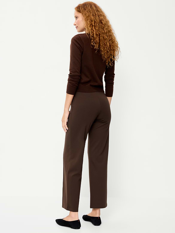 Extra High-Waisted Stevie Straight Pants