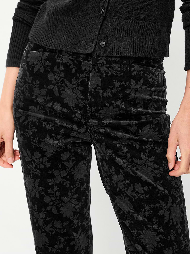 Image 5 of 9, High-Waisted Pixie Straight Pants