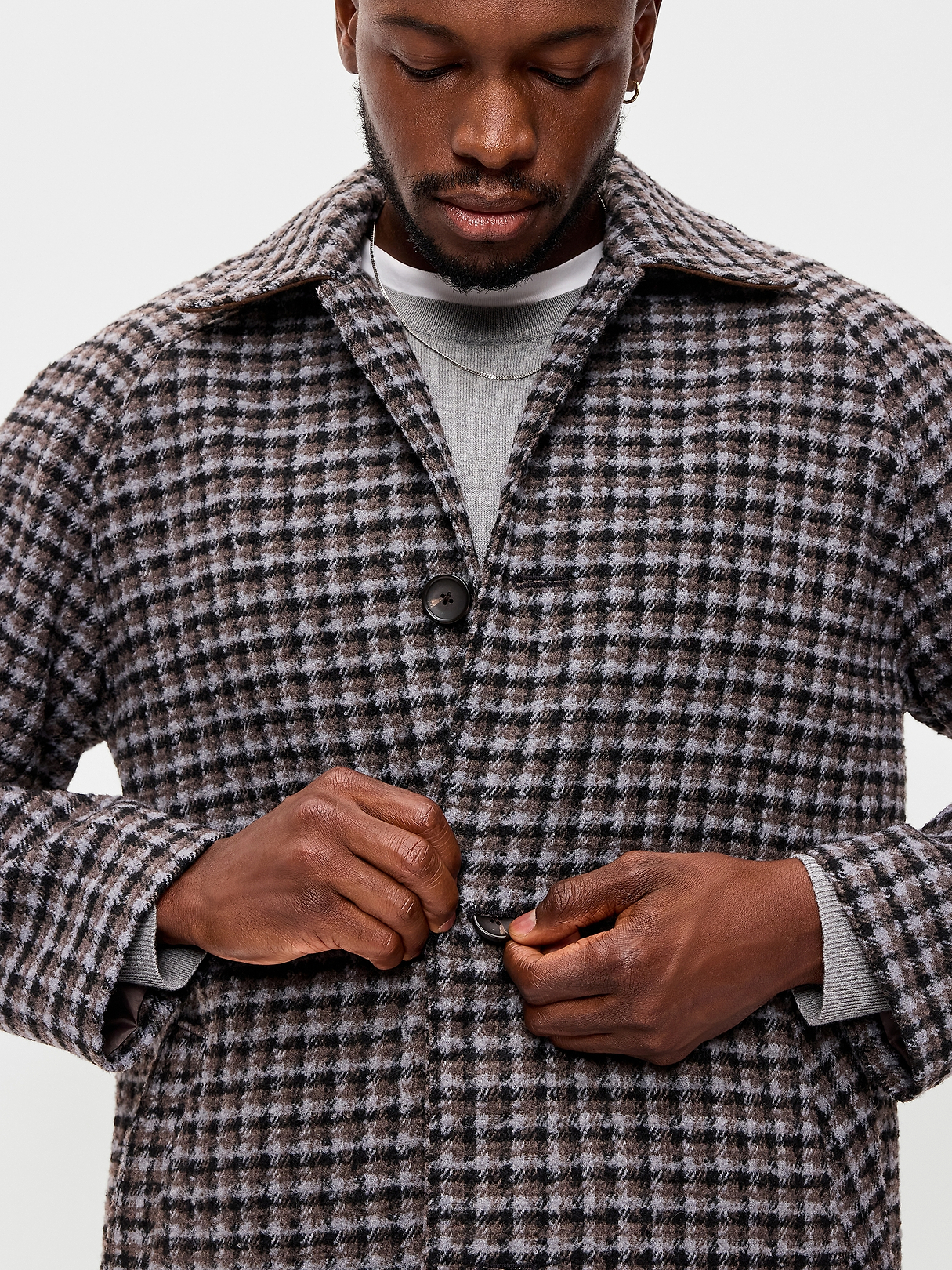 Relaxed Long Twill Topcoat for Men | Old Navy