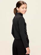 Image number 2 showing, StudioSmooth Half-Zip Performance Top for Girls