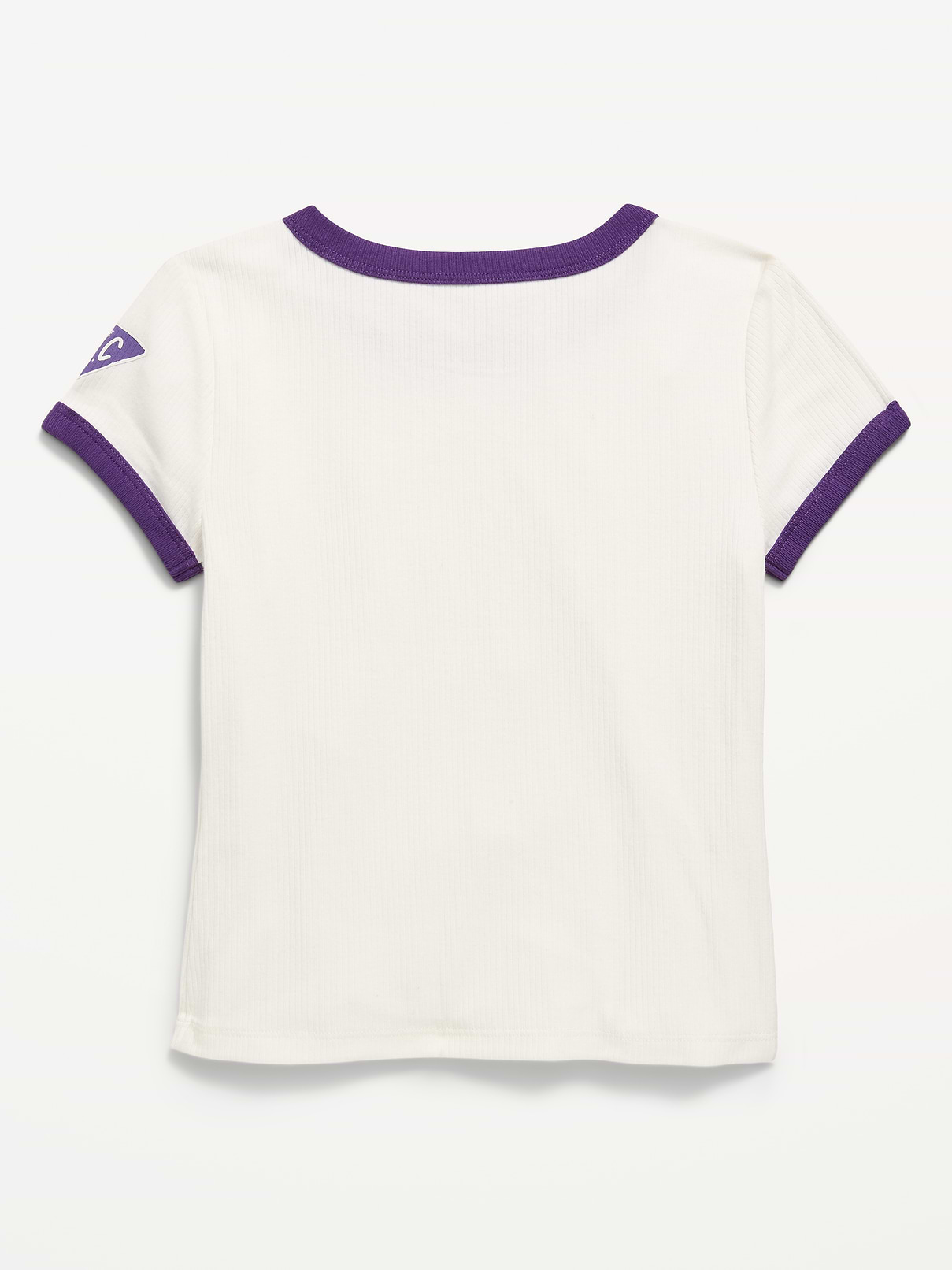 Image 3 of 4, Old Navy x Netflix Stranger Things: Tales From '85 Fitted Ringer T-Shirt for Girls