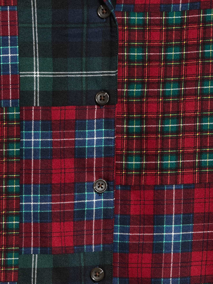 Image 4 of 7, Printed Flannel Pajama Pants Set for Women