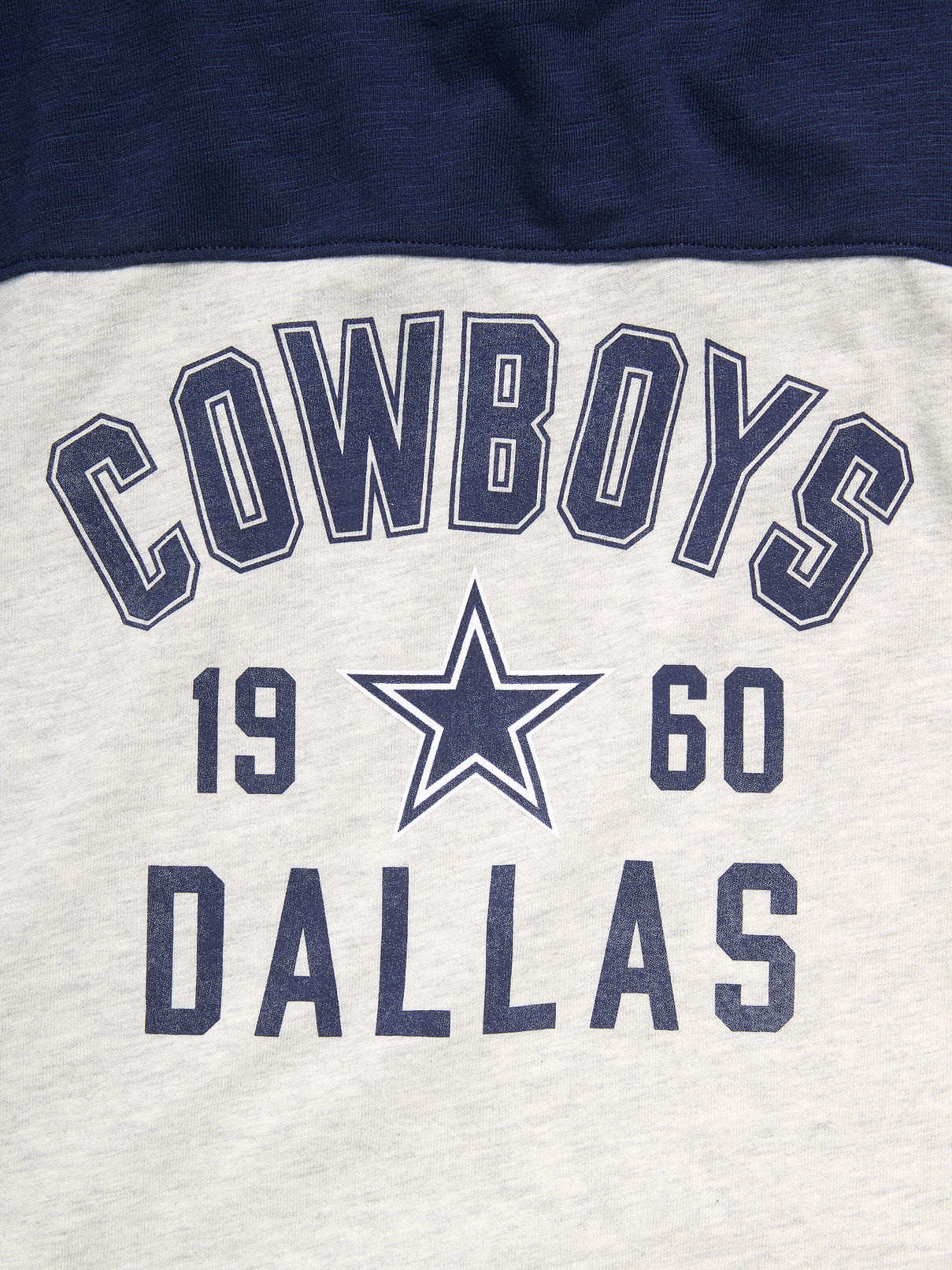 Image number 3 showing, Dallas Cowboys Long-Sleeve Oversized Graphic Football T-Shirt for Boys