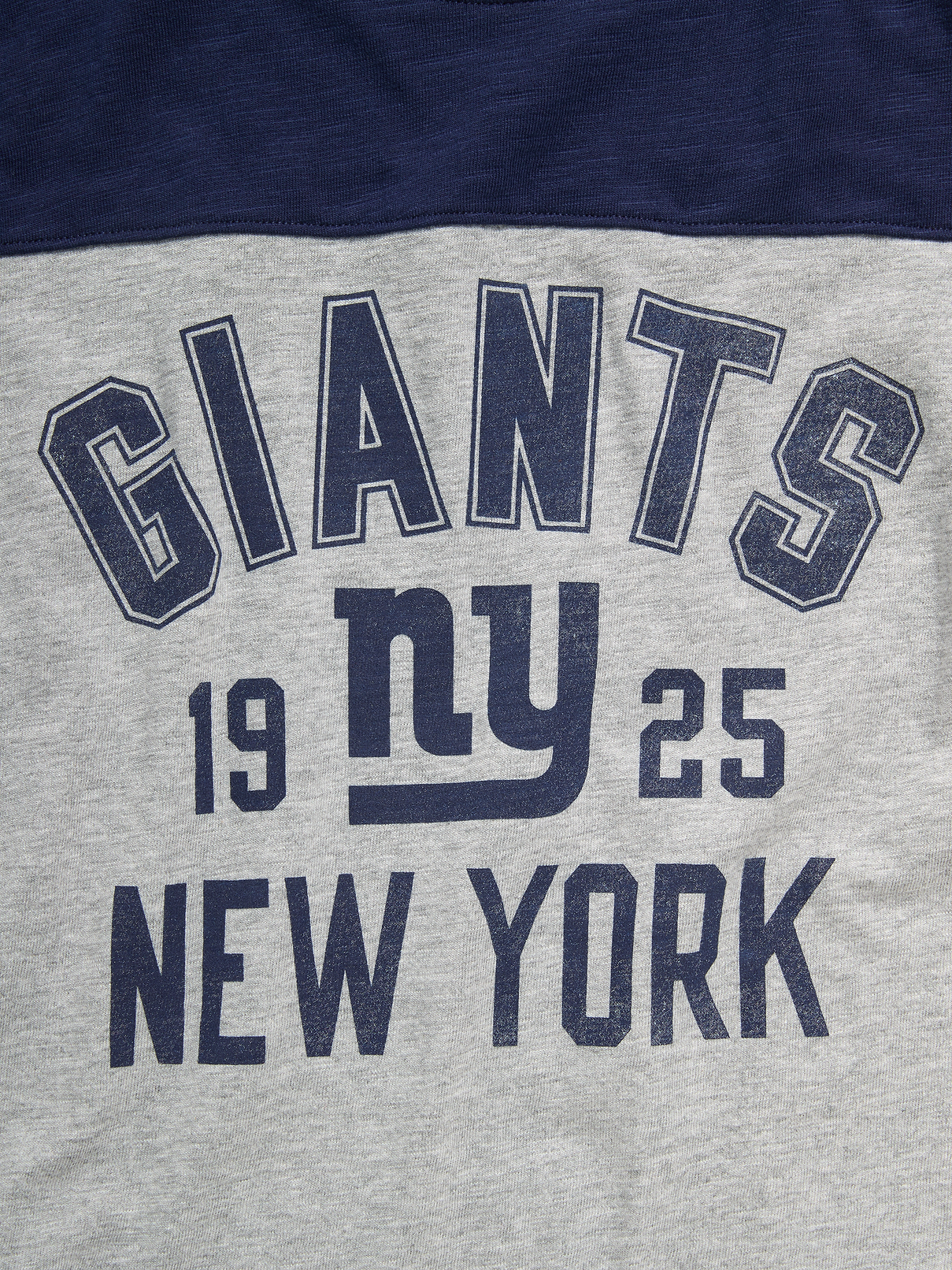 Image number 2 showing, New York Giants Long-Sleeve Oversized Graphic Football T-Shirt for Boys