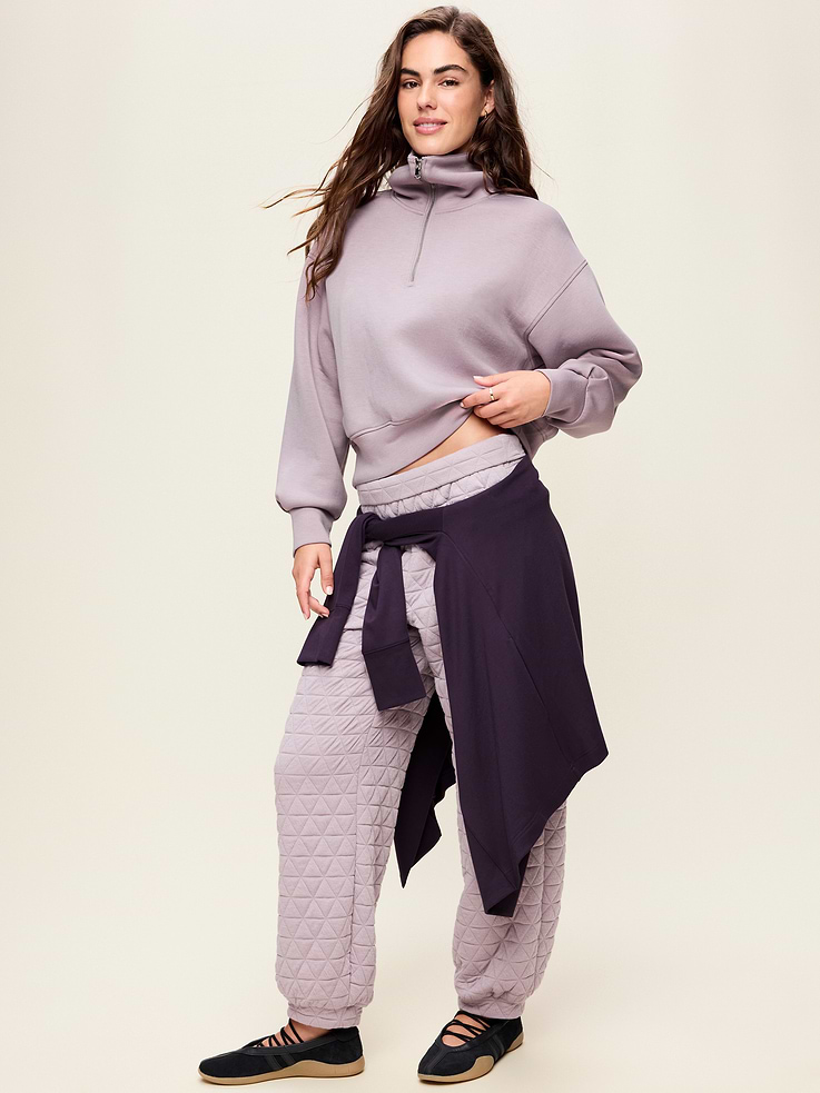 Image 3 of 8, Bounce Fleece Half-Zip Pullover Sweatshirt