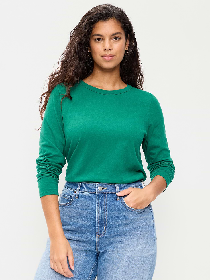 Image 4 of 7, EveryWear Long-Sleeve T-Shirt