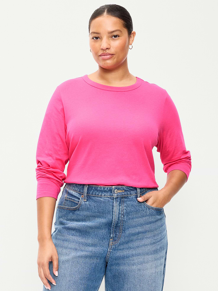 Image 6 of 7, EveryWear Long-Sleeve T-Shirt
