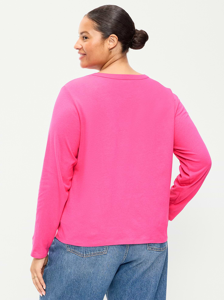 Image 7 of 7, EveryWear Long-Sleeve T-Shirt