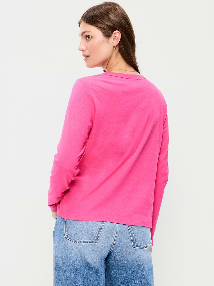 Image 2 of 7, EveryWear Long-Sleeve T-Shirt