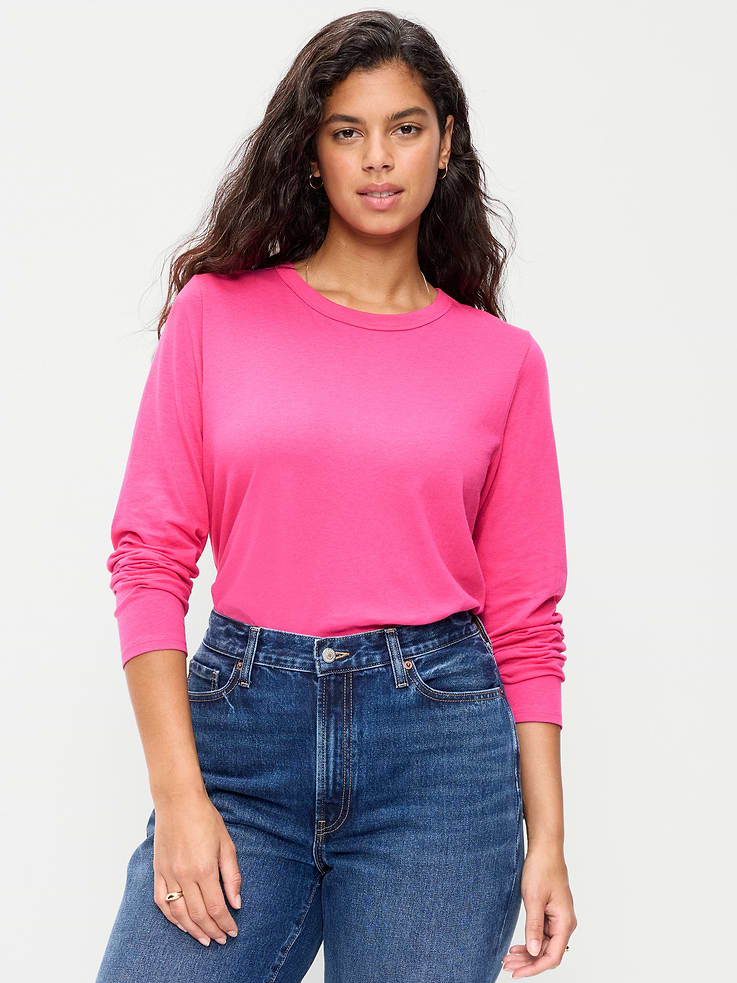 Image 4 of 7, EveryWear Long-Sleeve T-Shirt