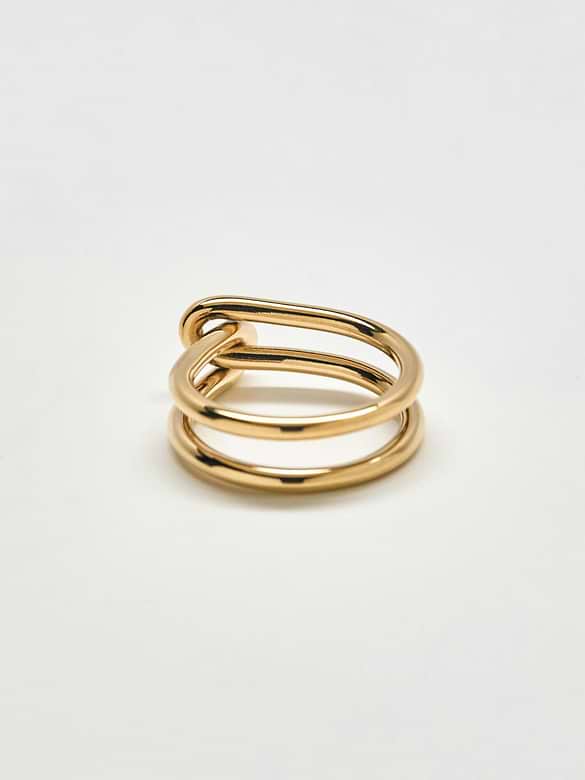 Admiral Row Gold Double Knot Ring
