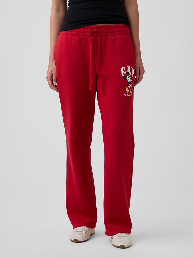 Image 3 of 5, Gap × Disney Minnie Mouse Straight-Leg Sweatpants
