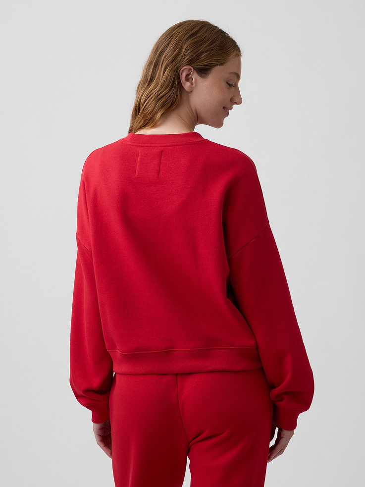Image 2 of 5, Gap × Disney Minnie Mouse Relaxed Wedge Logo Sweatshirt