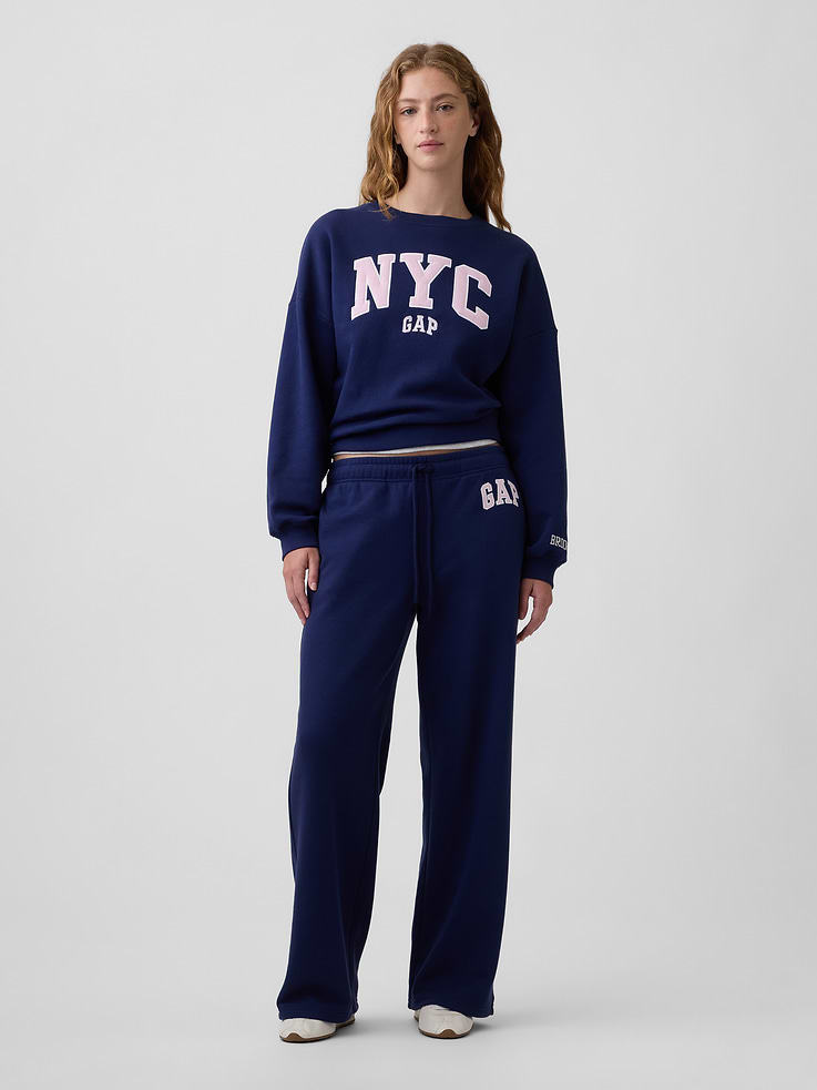 Image 3 of 5, Oversized Wedge Crewneck Sweatshirt