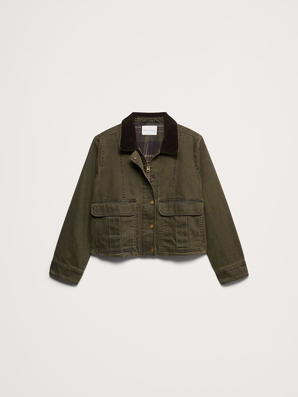 Denim Trapeze Jacket