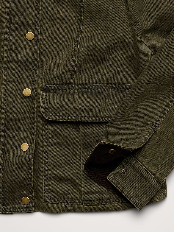 Denim Trapeze Jacket