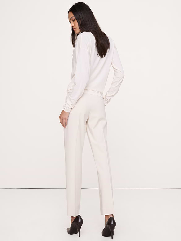 Ultra High-Rise Modern Slim City Stretch Ankle Pant