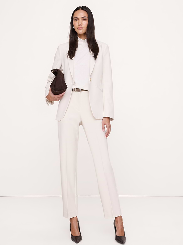 Ultra High-Rise Modern Slim City Stretch Ankle Pant
