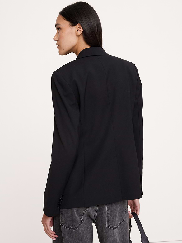 Blazer coupe ajustée en laine italienne