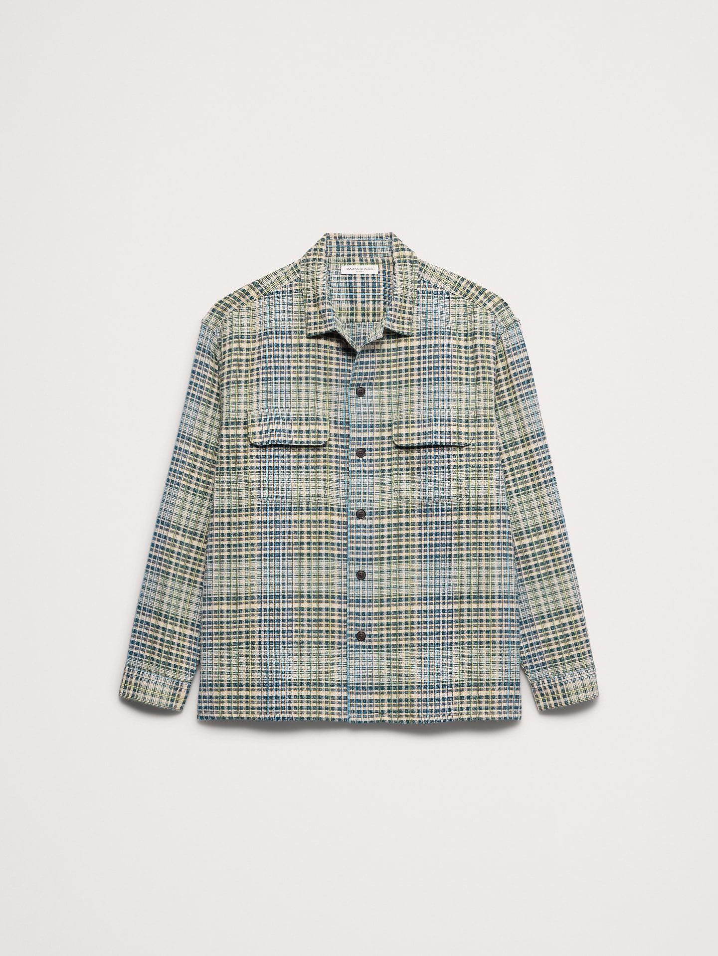 L'image numéro 2 présente Chemise de vacances décontractée en flanelle