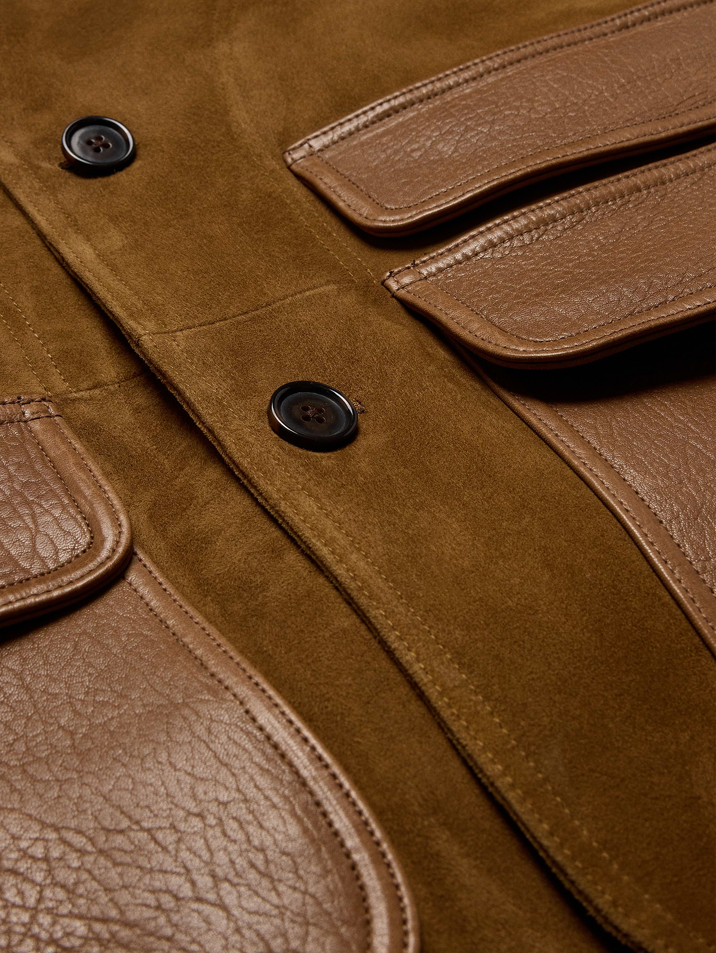 Image number 5 showing, Suede Chore Coat