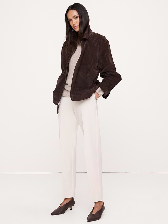 Ultra High-Rise Modern Slim City Stretch Ankle Pant