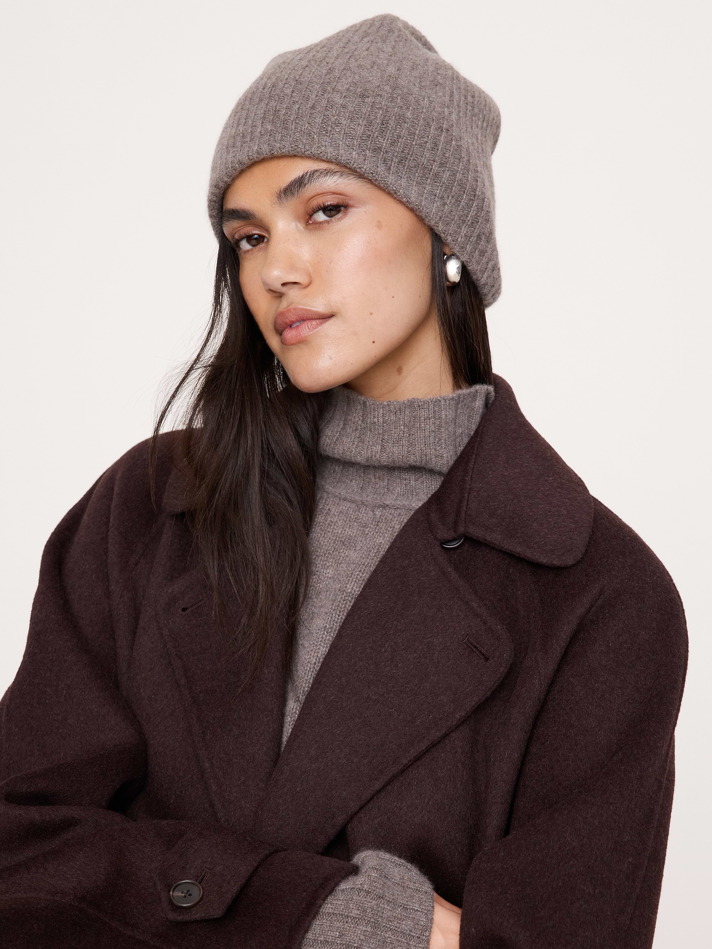Image number 4 showing, Cashmere Slouchy Beanie