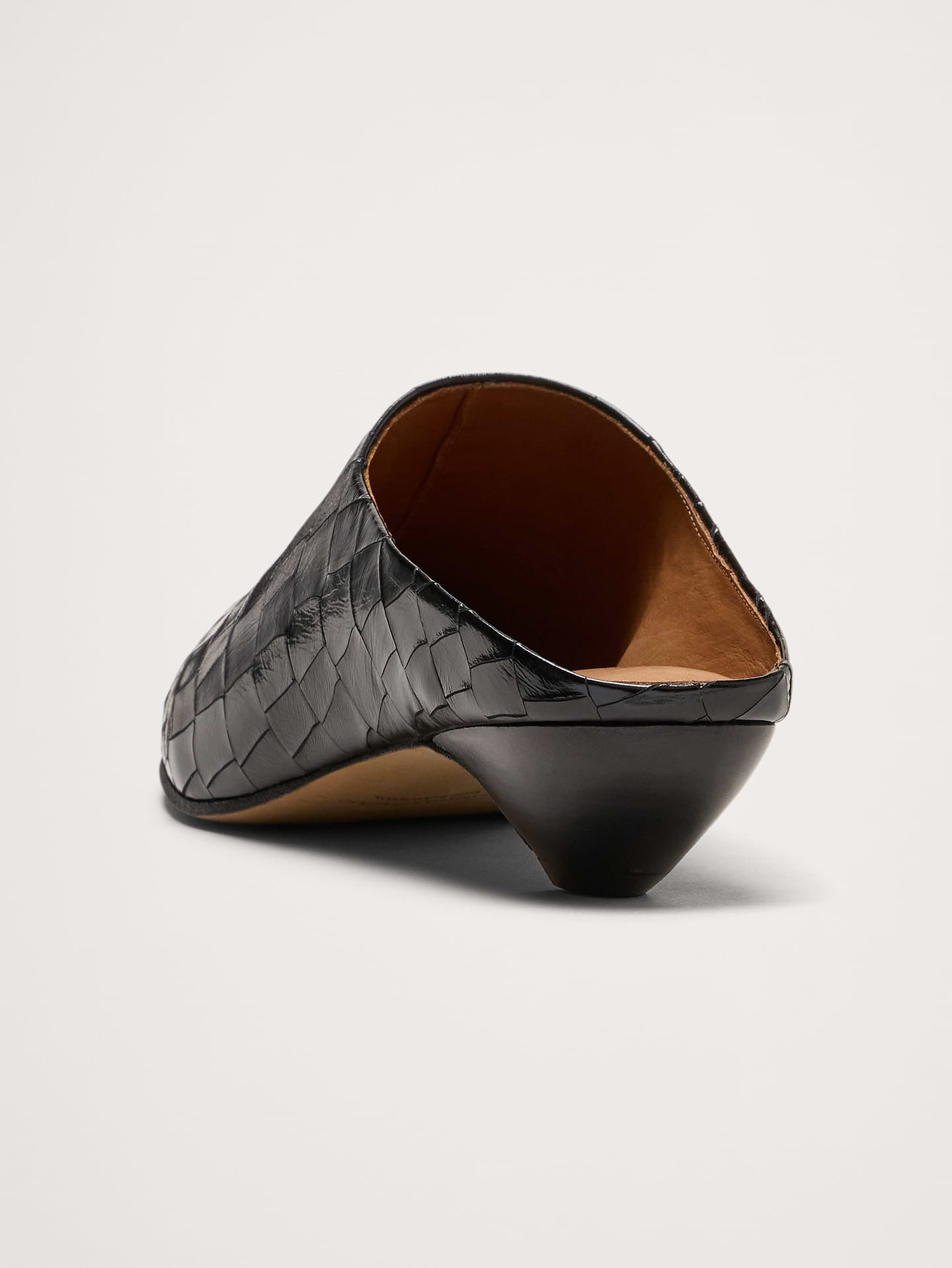 Image 3 of 8, Italian Leather Mule