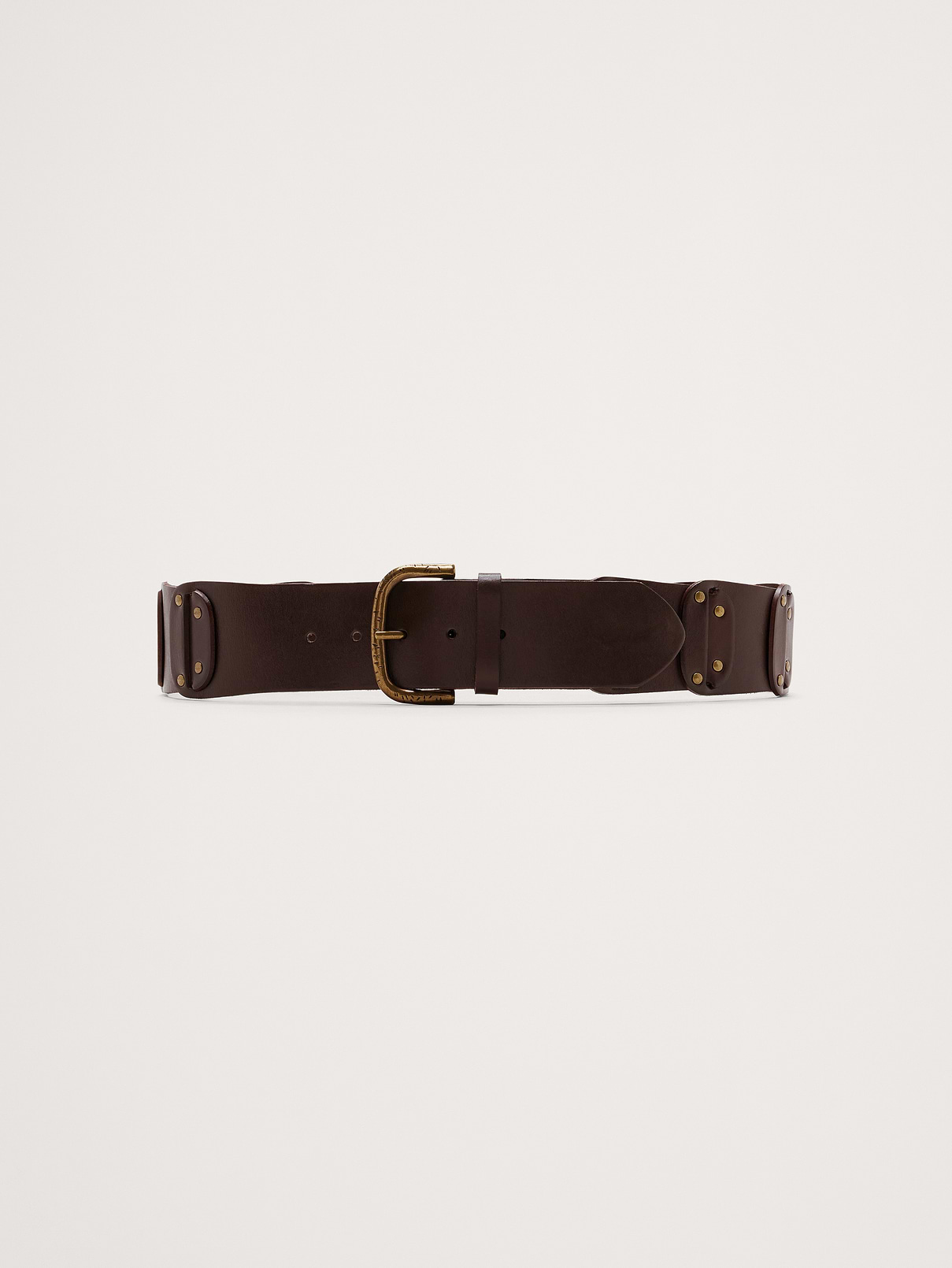 Leather Studded Belt