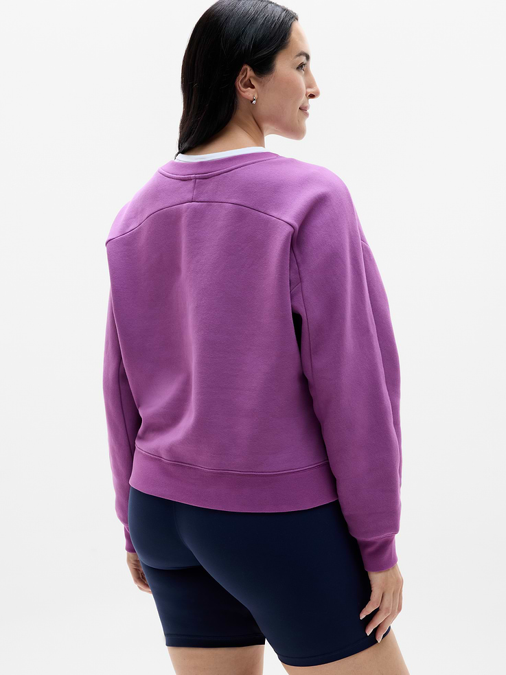 Image 6 of 7, Forever Fleece Classic Crew Sweatshirt