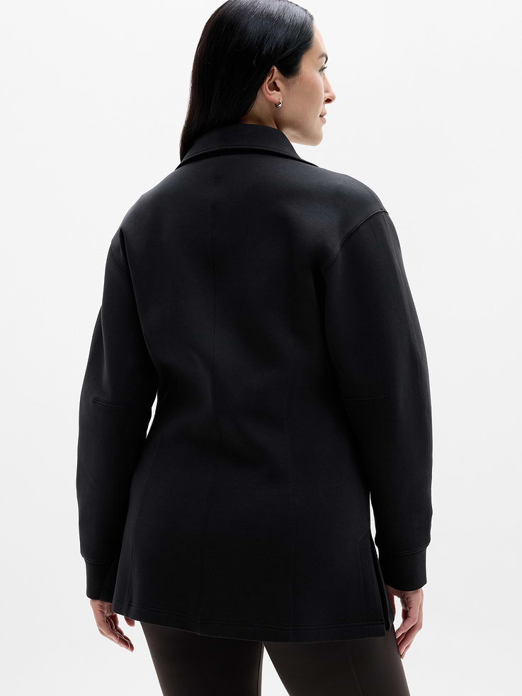 Image 5 of 5, Form Knit Seamed Full Zip
