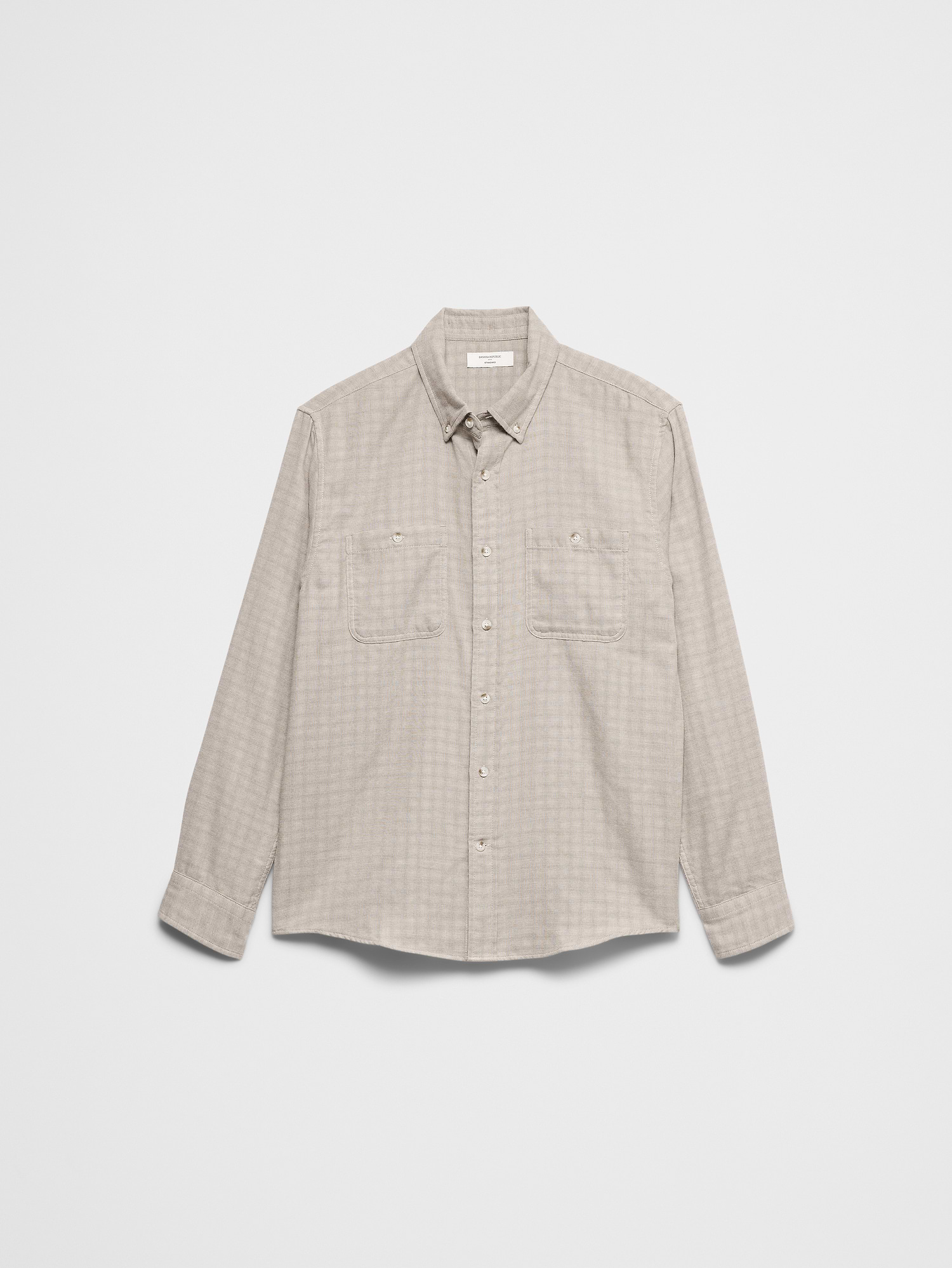 Image number 4 showing, Standard-Fit Soft Double Weave Shirt