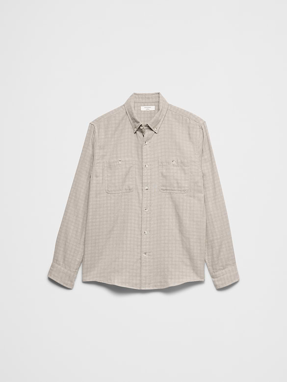 Standard-Fit Soft Double Weave Shirt