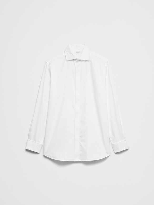 Slim-Fit Dobby Dress Shirt