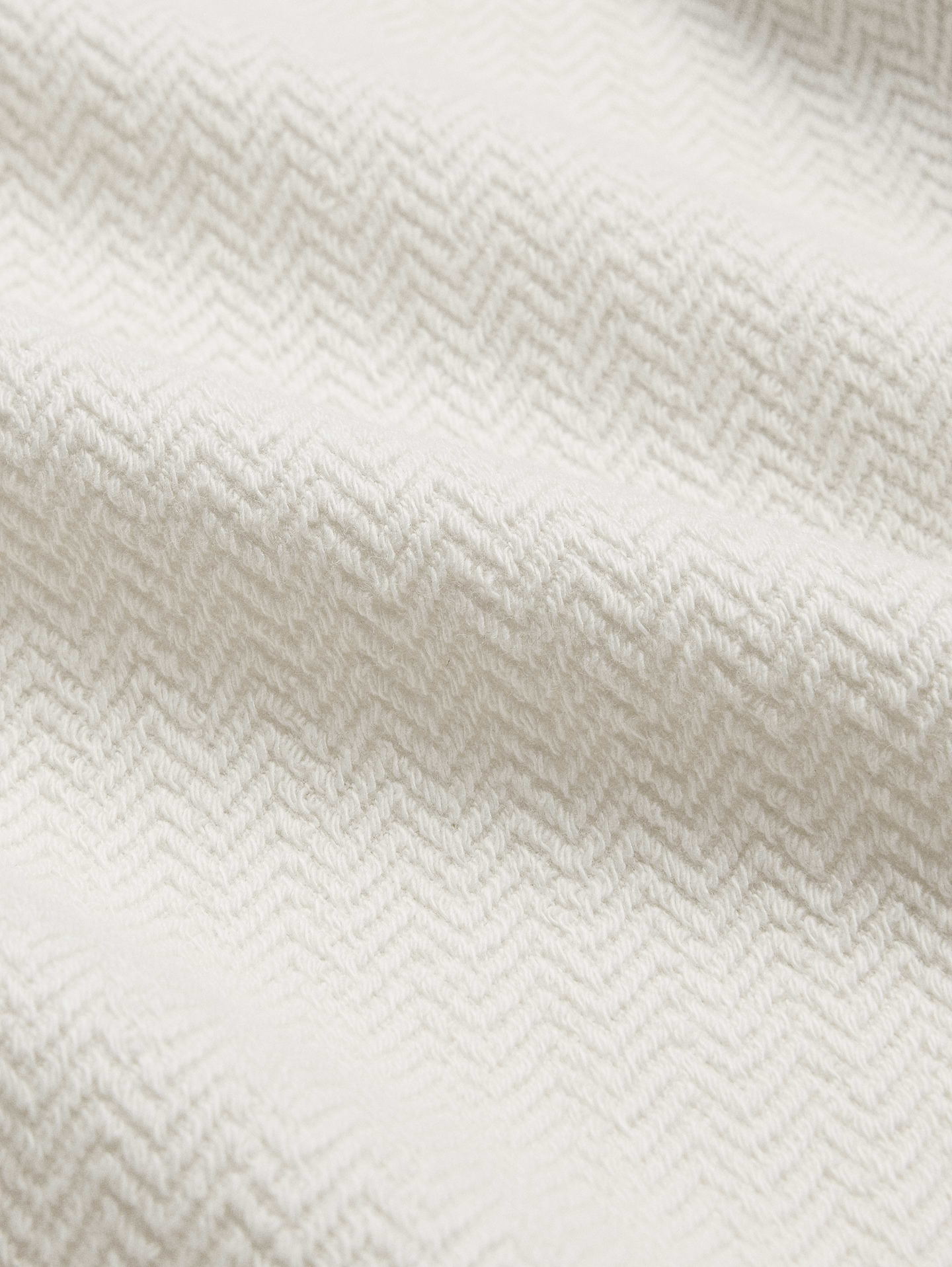 Image number 4 showing, Standard-Fit Knit Herringbone Shirt
