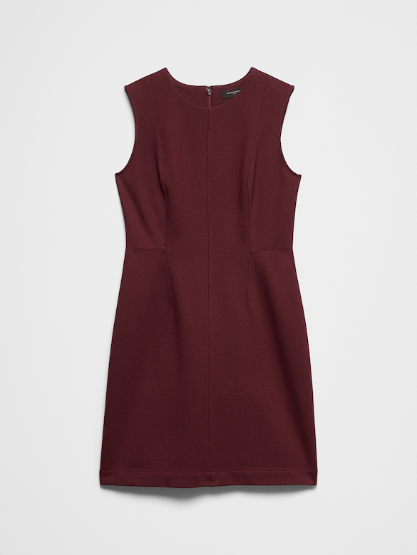 Seamed Mini Dress