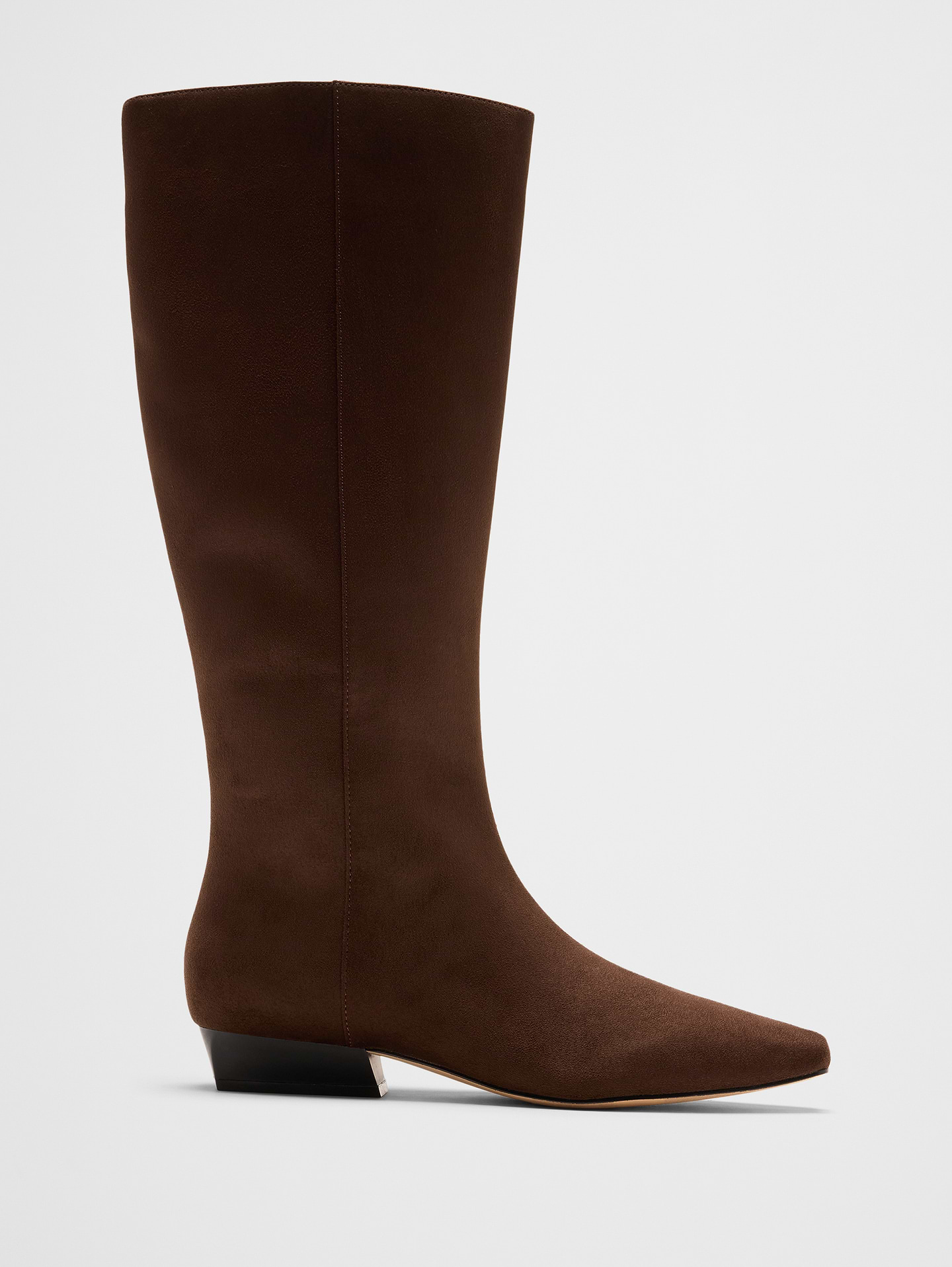 Image number 1 showing, Vegan Leather Suede Tall Boot