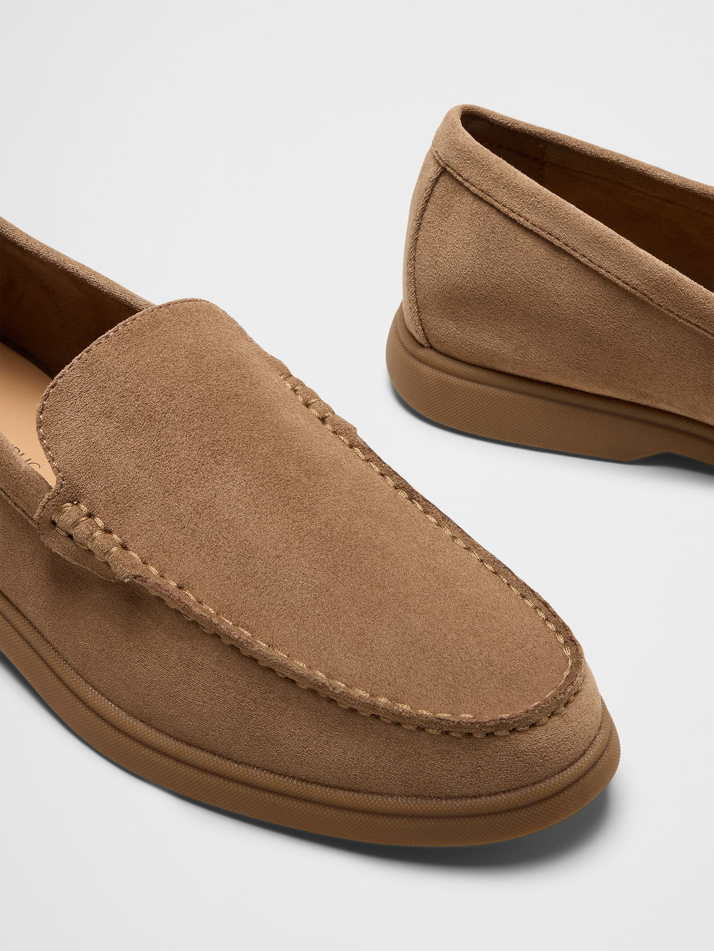 Image number 5 showing, Vegan Suede Sneaker-Bottom Loafer