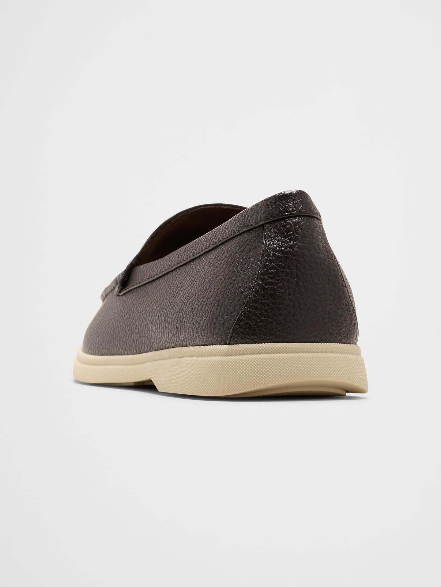 Image number 3 showing, Vegan Pebbled Leather Sneaker-Bottom Loafer