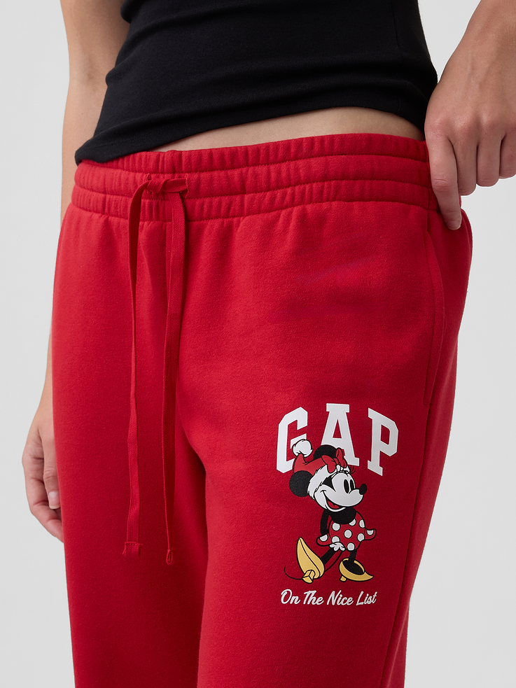 Image 4 of 5, Gap × Disney Minnie Mouse Straight-Leg Sweatpants