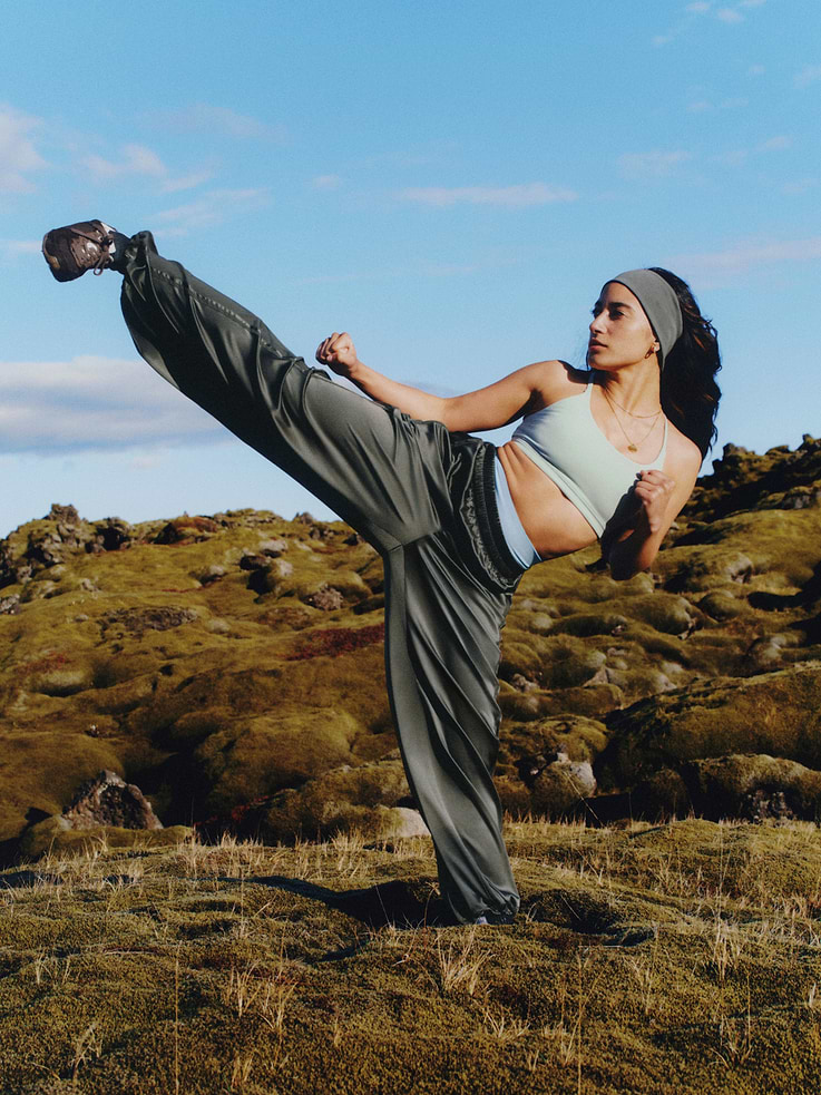 Image 8 of 8, Featherweight Satin Pant