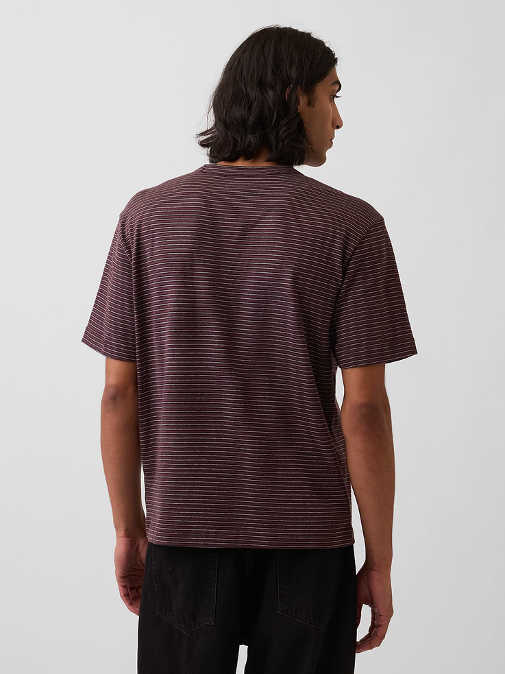 L'image numéro 3 présente T-shirt décontracté en tissu épais pour Adulte