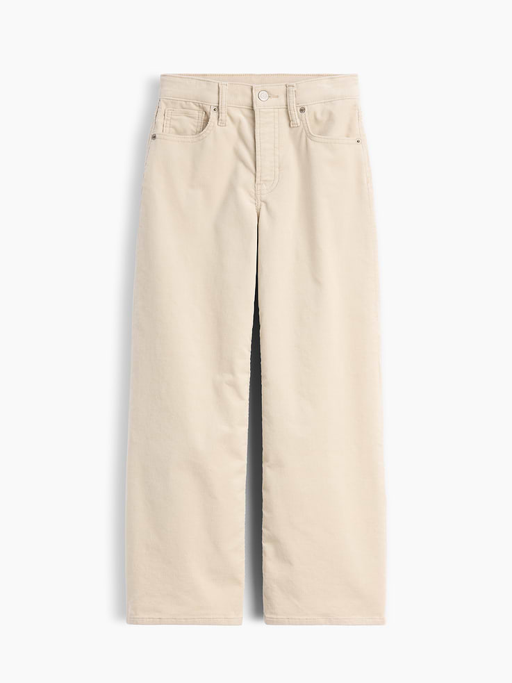 Image number 2 showing, Kids Low Rise Corduroy Stride Wide-Leg Jeans