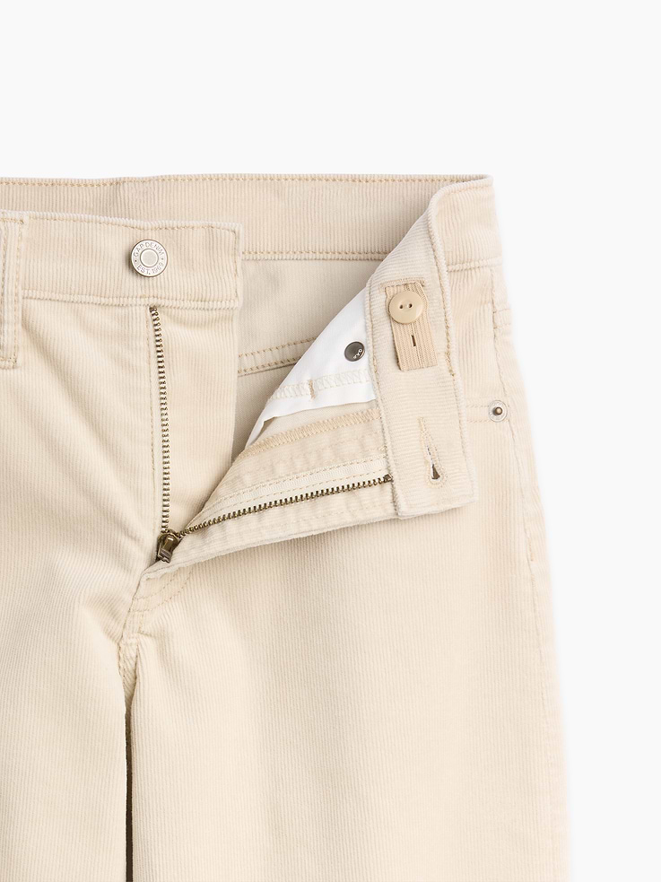 Image number 4 showing, Kids Low Rise Corduroy Stride Wide-Leg Jeans