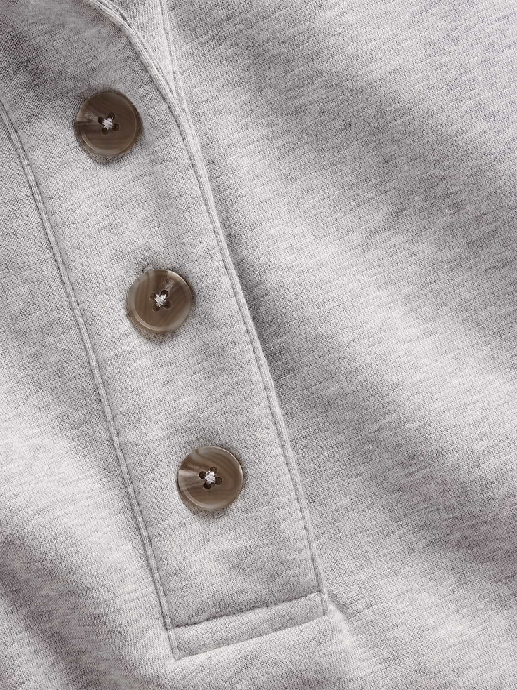 Image number 4 showing, VintageSoft Oversized Henley Pullover
