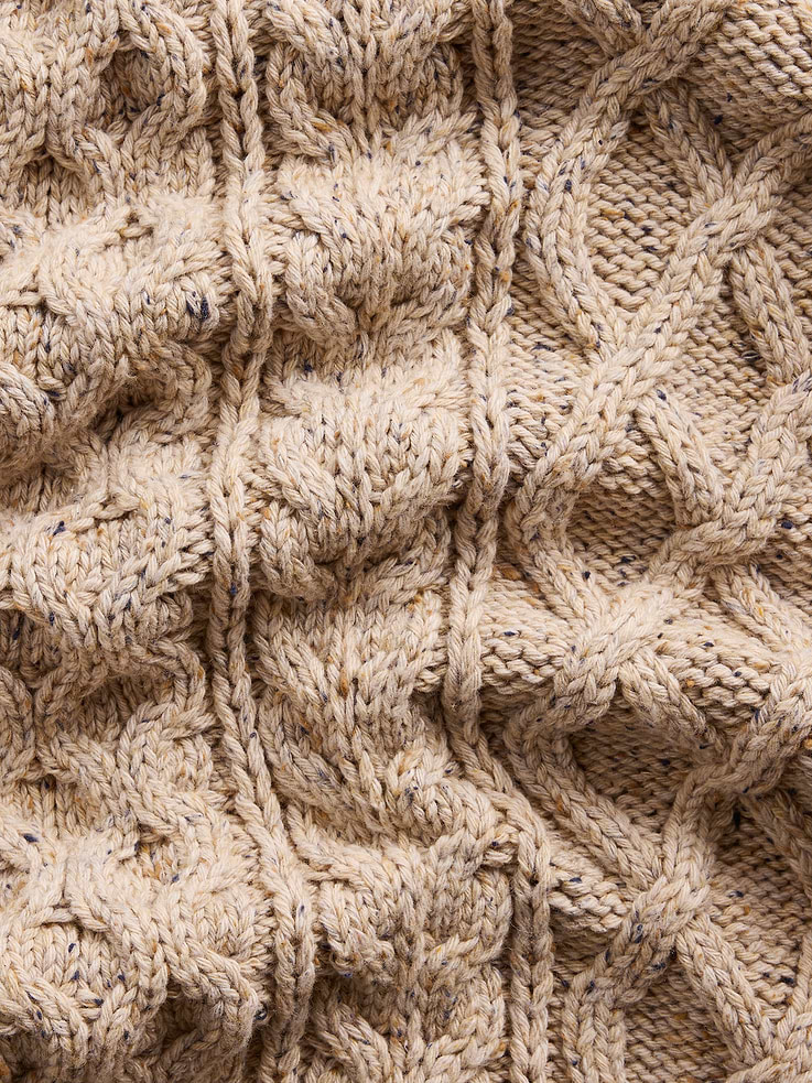 Image number 4 showing, Oversized Cable-Knit Sweater