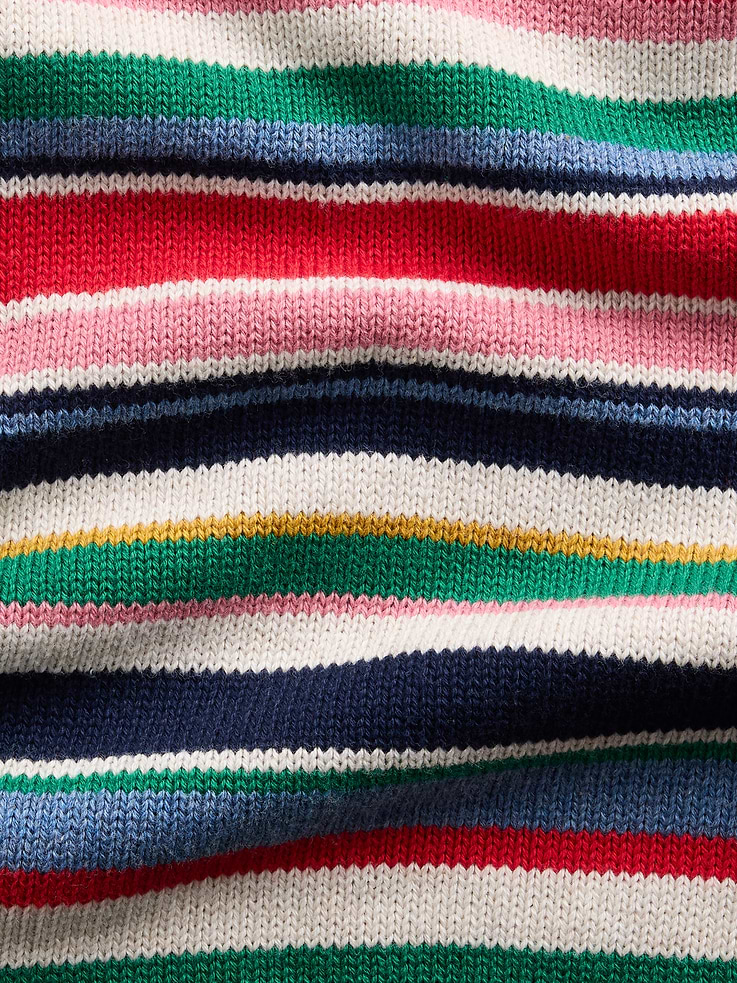 Image 3 of 3, Kids 100% Cotton Oversized Crew Sweater