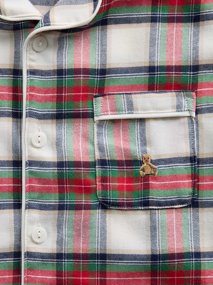 L'image numéro 5 présente Pyjama en flanelle recyclée pour Enfant