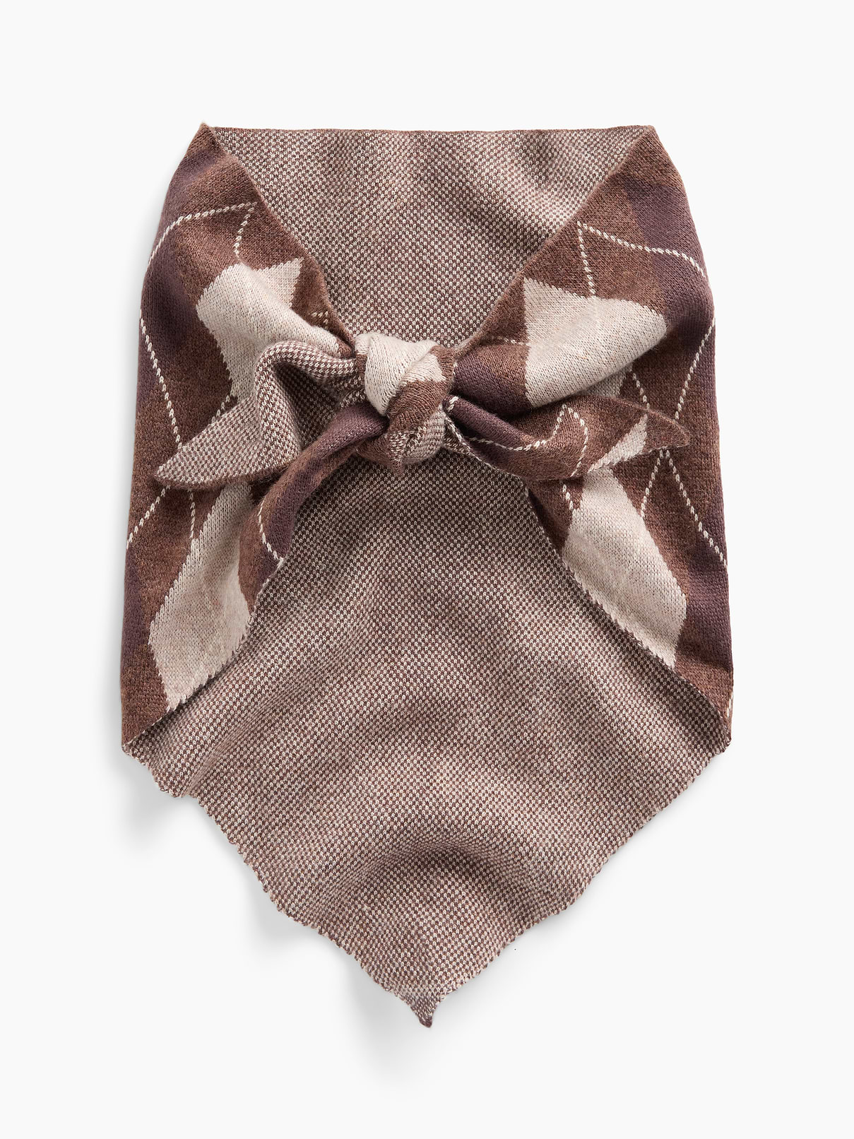 Image number 3 showing, Argyle Triangle Scarf